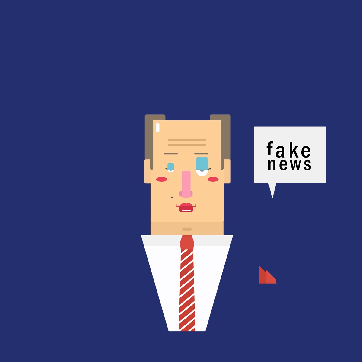 ilustración noticias falsas