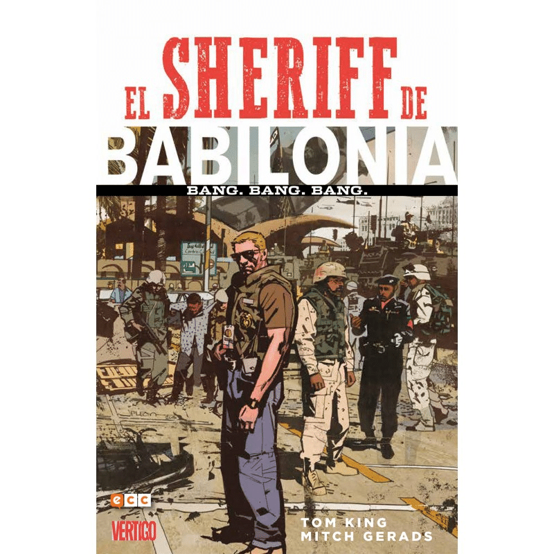 portada comic, el sheriff de Babilonia